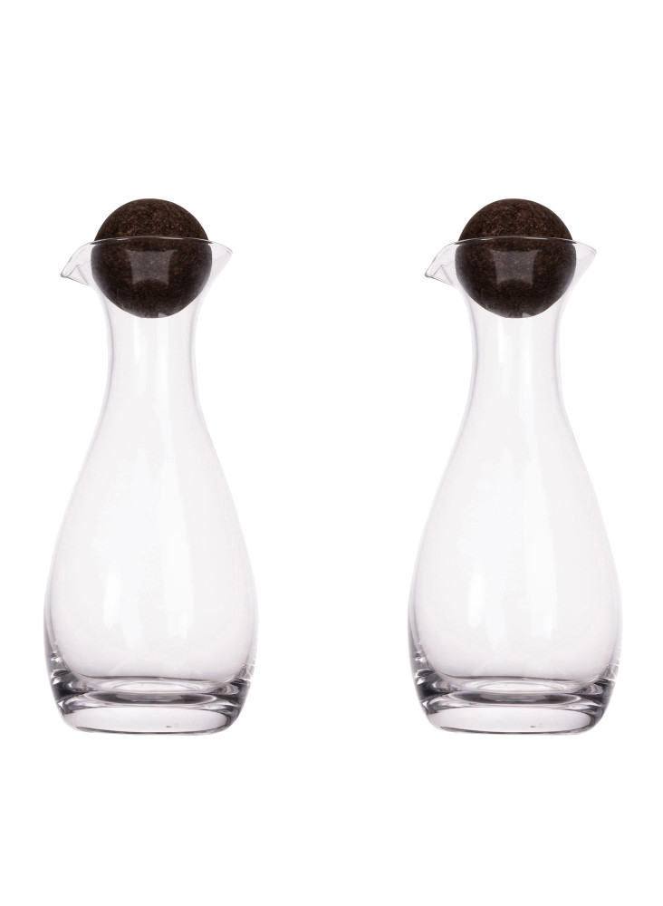 Sagaform Nature Carafes à huile/vinaigre avec bouchons en liège 2 pièces 300ml