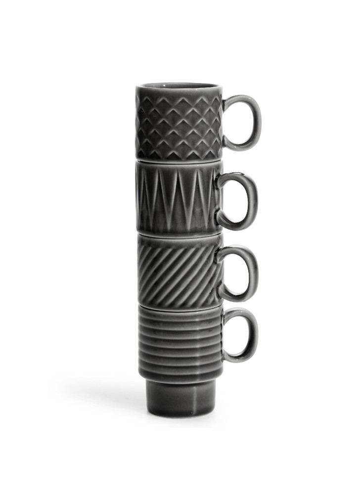 Sagaform Tasse à espresso Coffee & More 4 pièces 100ml