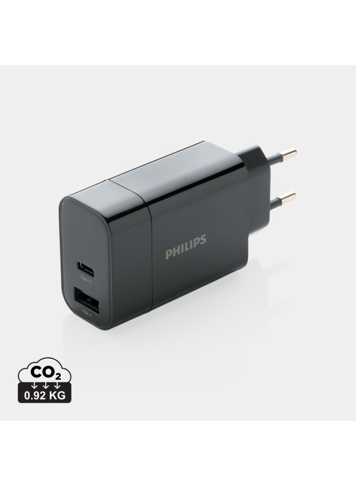 Chargeur Mural Philips, USB 30W Ultra Rapide