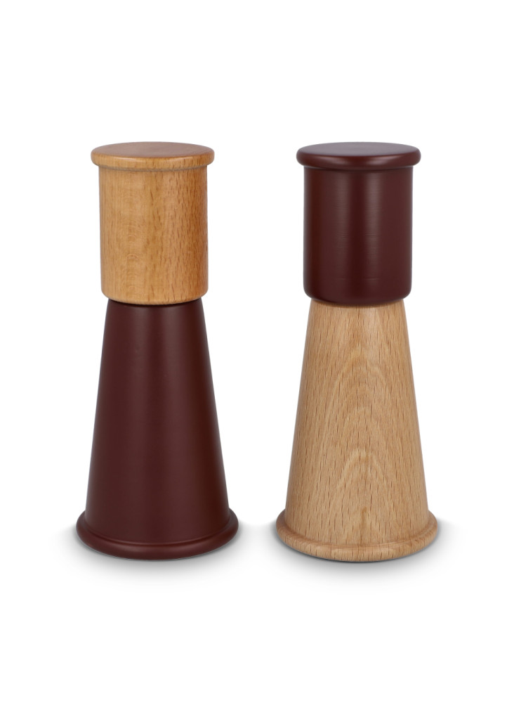 Sagaform Gurken Set de moulins à sel et à poivre, petit format, 15 cm