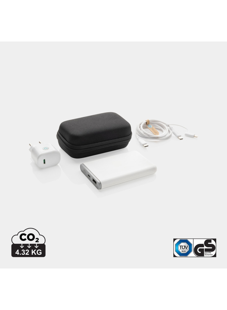 Set batterie câble et chargeur 20W en PET recyclé RCS Surge
