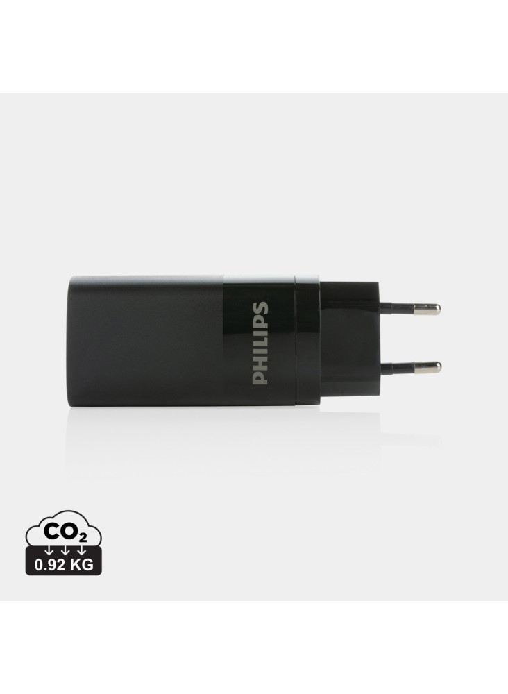 Chargeur mural USB 3 ports PD ultra-rapide Philips 65 W