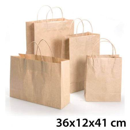 Sac Kraft Brun 36x12x41 cm