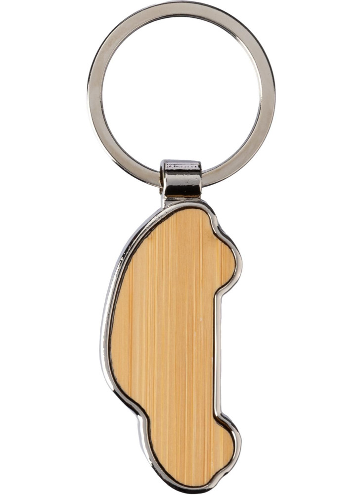 Porte-clés Angelika | Bambou | Forme de voiture
