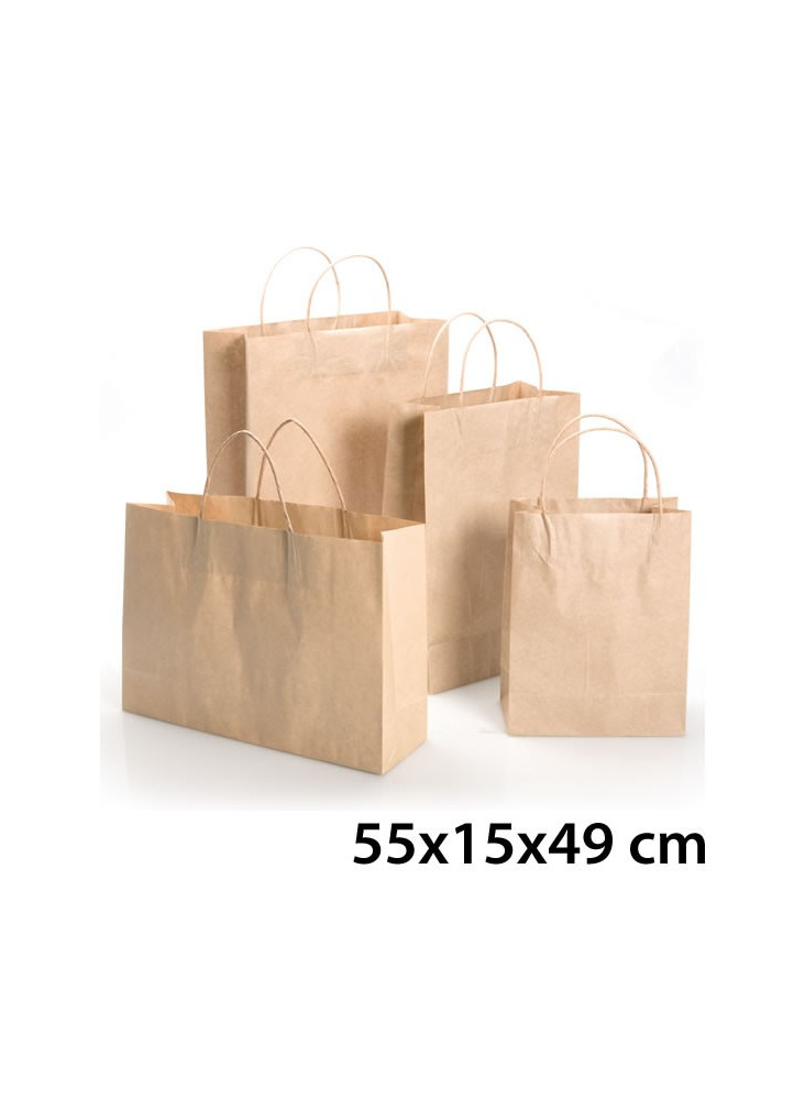 Sac Kraft Brun 55x15x49 cm personnalisé