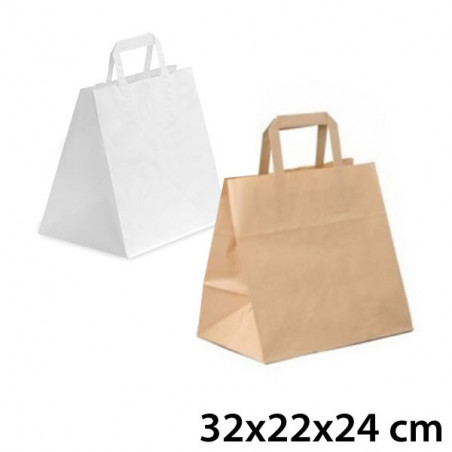 Grand Sac Kraft Traiteur personnalisable