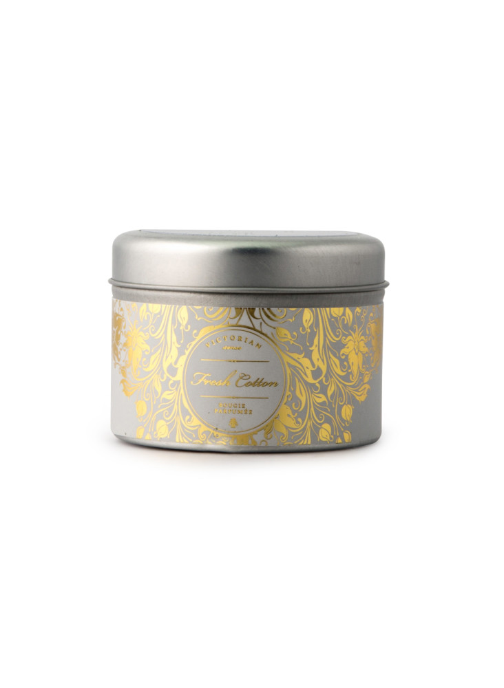 Victorian Tinbox Sense Coton frais bougie parfumée