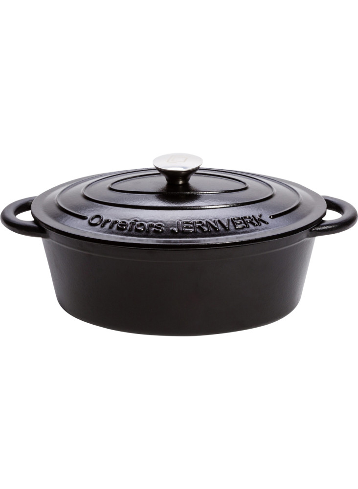 Orrefors Jernverk Poêle en fer émaillée ovale 3.5L