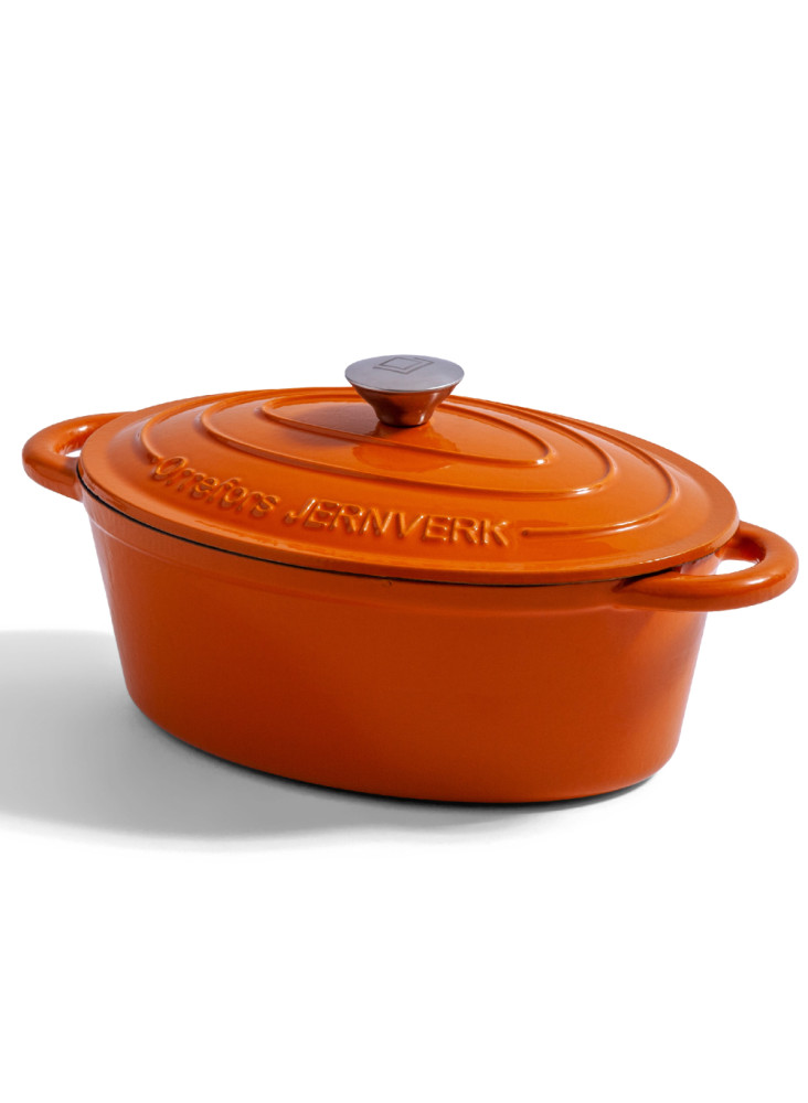 Orrefors Jernverk Poêle en fer émaillée ovale 3.5L