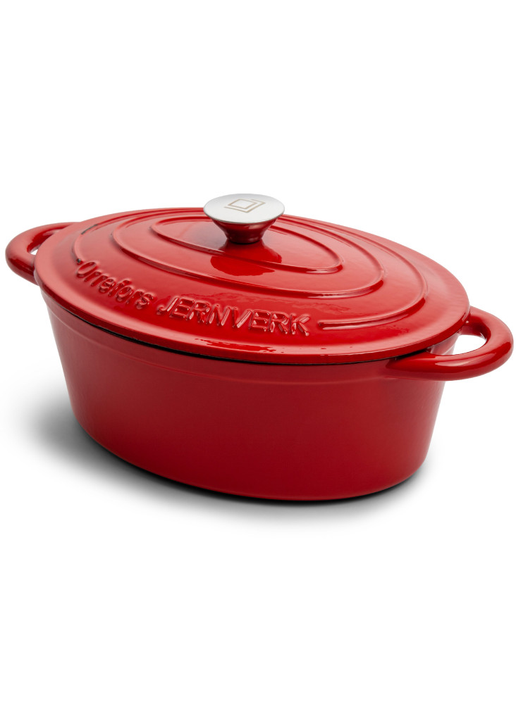 Orrefors Jernverk Poêle en fer émaillée ovale 3.5L
