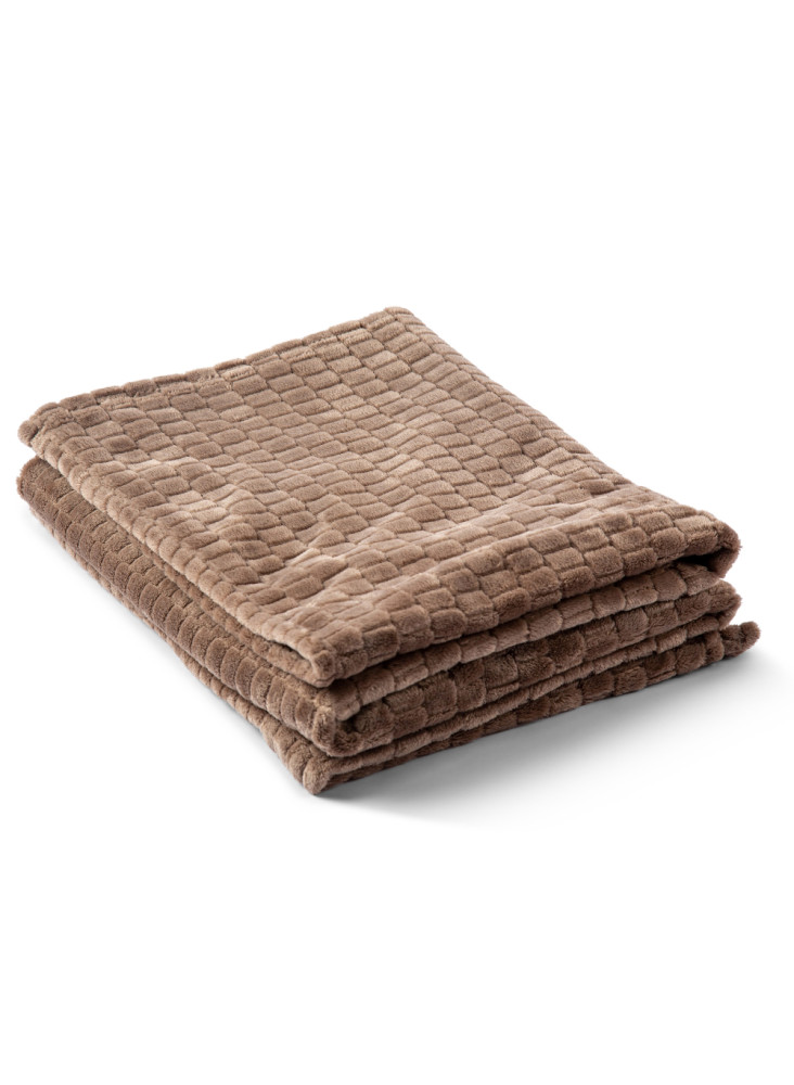 Kosta Linnewafveri Fleece Plaid Jaquard 130x170 cm