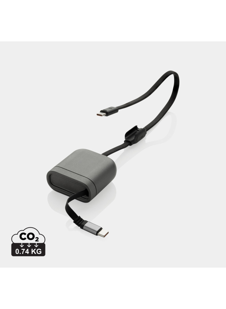 Câble rétractable à chargement rapide 100W Spira RCS