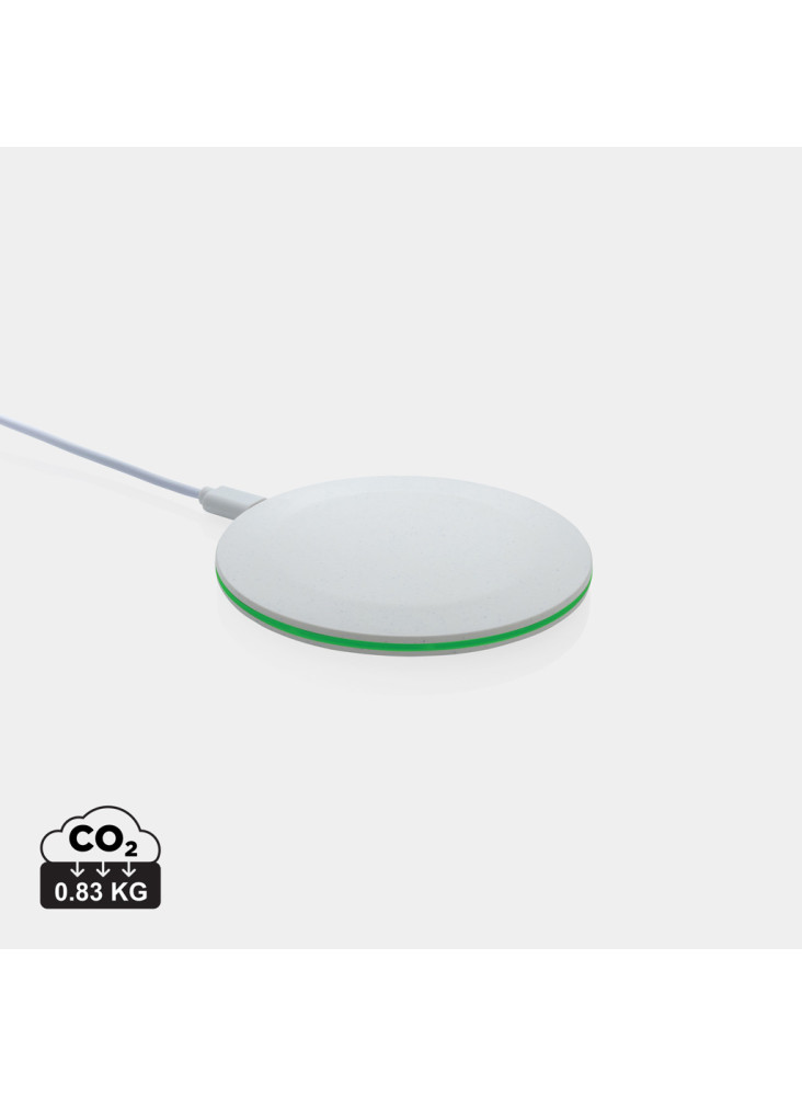 Chargeur rapide sans fil 15W en plastique recyclé RCS