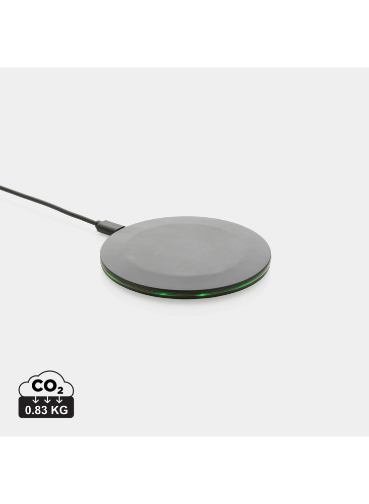 Chargeur rapide sans fil 15W en plastique recyclé RCS