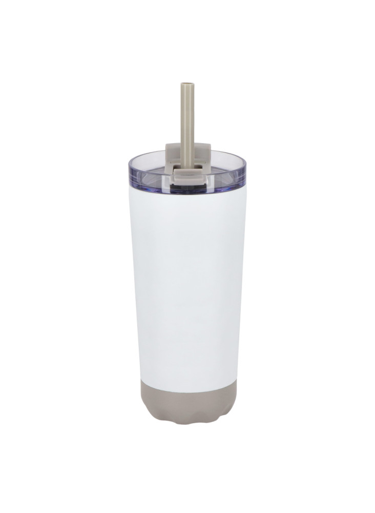 Gobelet Norden InSideOut en acier inoxydable à double paroi avec paille, 600 ml