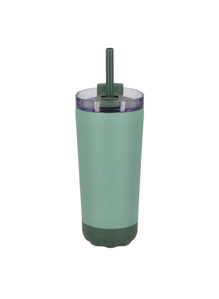 Gobelet Norden InSideOut en acier inoxydable à double paroi avec paille, 600 ml