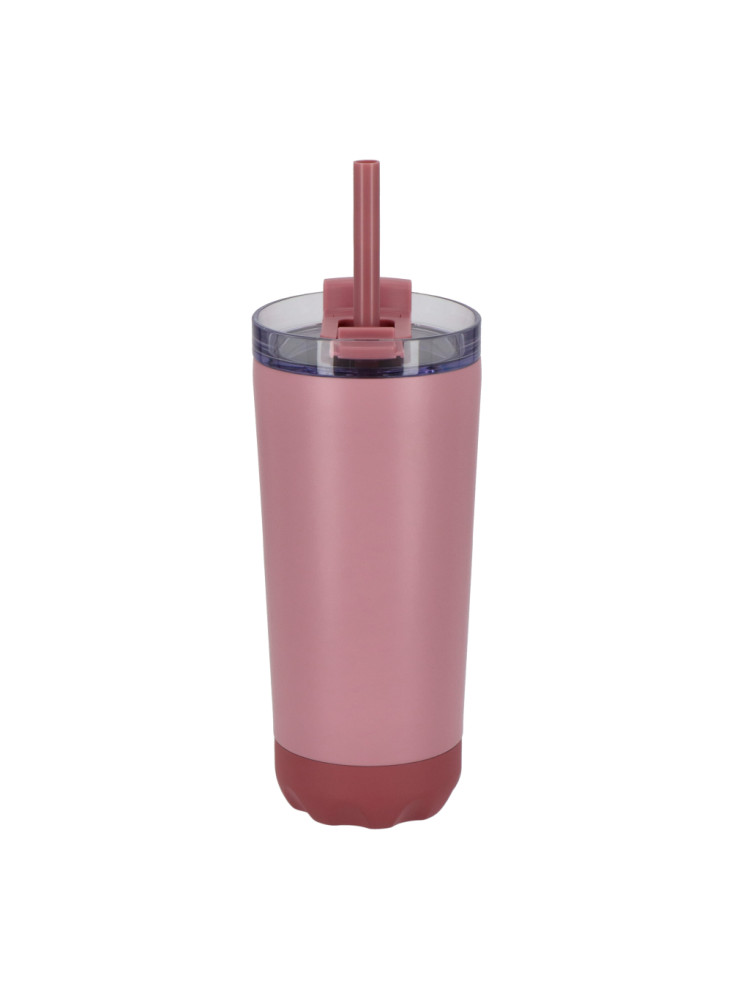 Gobelet Norden InSideOut en acier inoxydable à double paroi avec paille, 600 ml