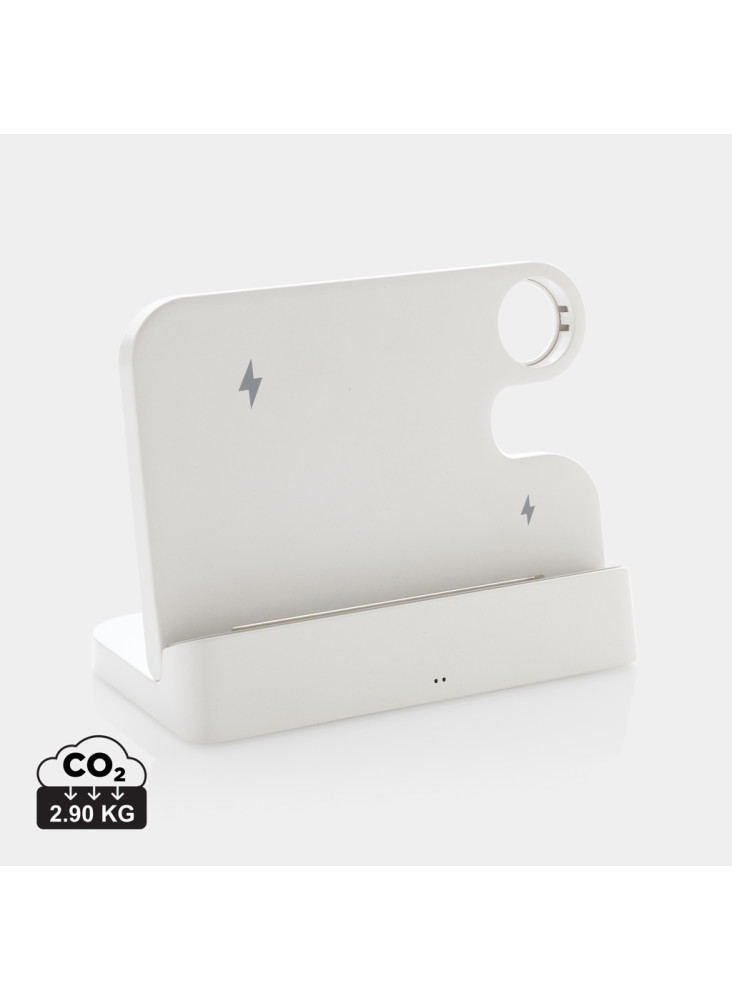Double chargeur 15W en plastique RCS avec emplacement iWatch