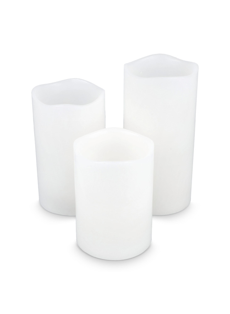 Ensemble de 3 bougies LED Koselys (fonctionnant à piles)