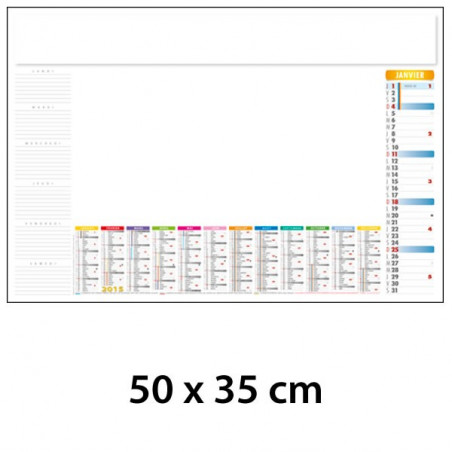 Sous-main Calendrier