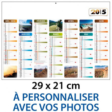 Calendrier Personnalisées Photographies