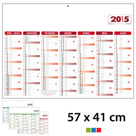 Calendrier Publicitaire 57 x 41 cm