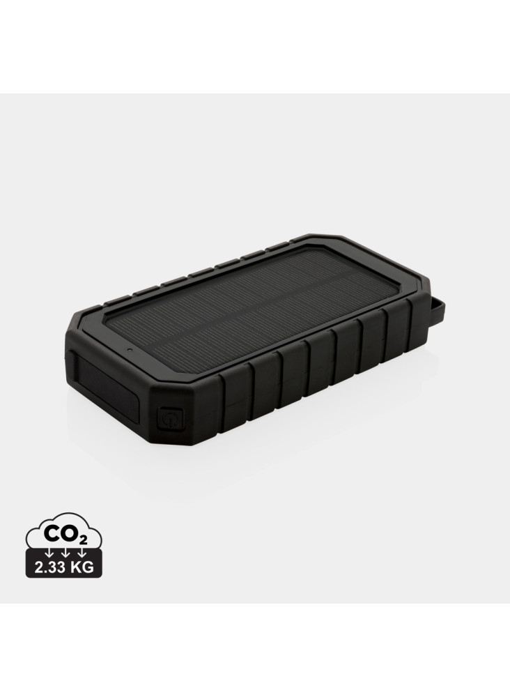 Powerbank solaire 10.000mAh et 10W en plastique recyclé RCS