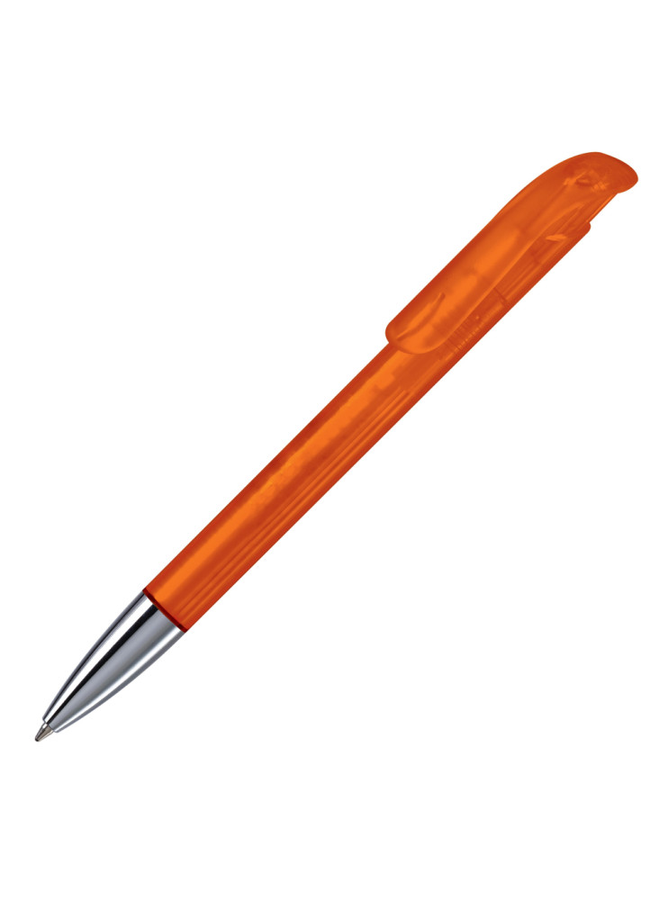 Stylo bille Atlas transparent et pointe métal