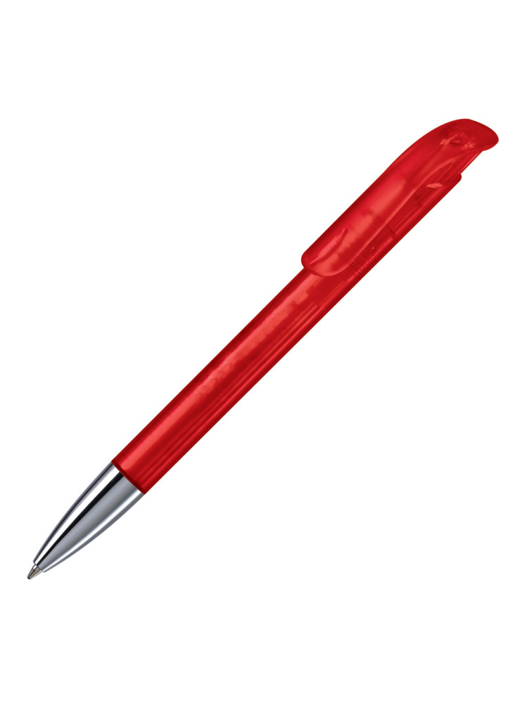 Stylo bille Atlas transparent et pointe métal
