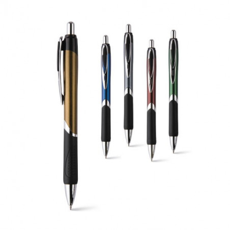 Stylo Bille Métal brillant et caoutchouc Publicitaire