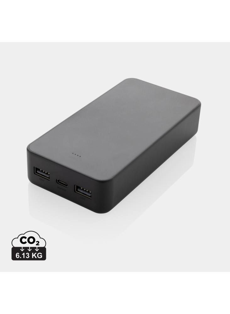 Powerbank 20.000mAh avec USB C en ABS recyclé RCS Boostcore