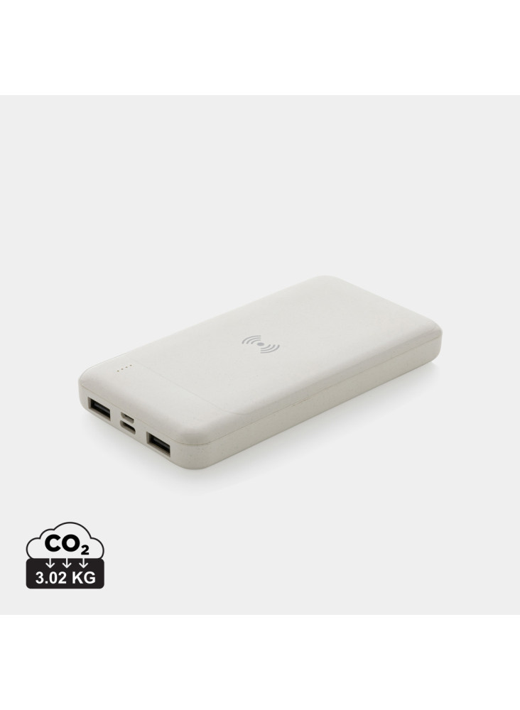 Powerbank 8000 mAh avec induction en plastique recyclé RCS