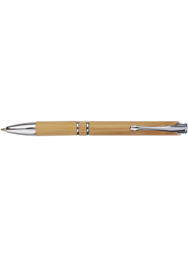 Stylo à bille Deanna | Bambou | Chrome
