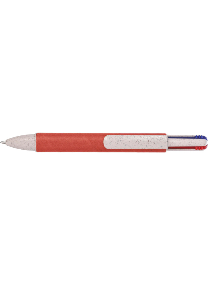 Stylo bille Deborah | Carton et paille de blé | 4 couleurs