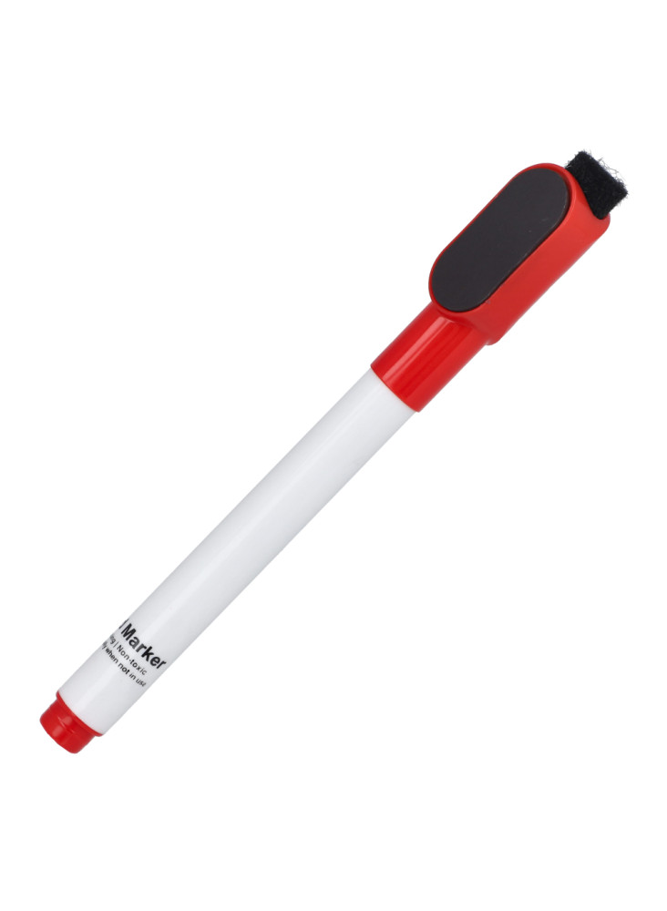 Marqueur pour tableau blanc avec aimant et raclette