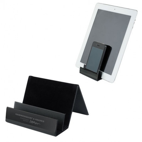Support Tablette et Smartphone Inox personnalisable