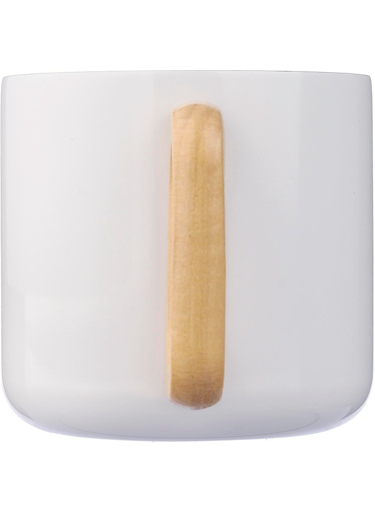 Mug Dwight | Inox | Manche en bois | 400 ml