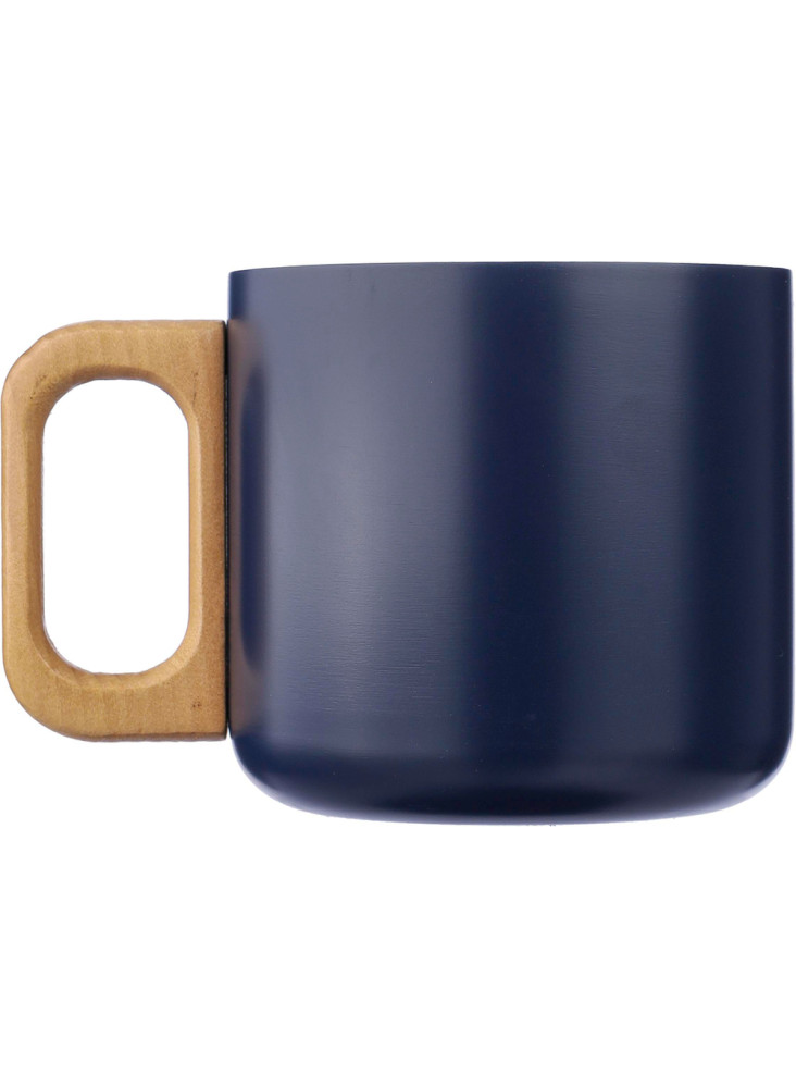 Mug Dwight | Inox | Manche en bois | 400 ml