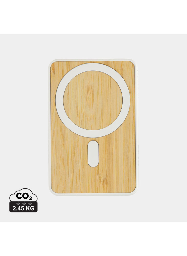Powerbank 5000mAh et 5W en bambou et ABS RCS Zen