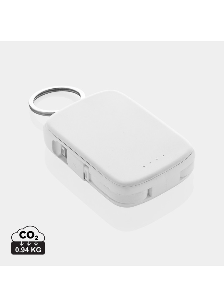 Porte-clés powerbank 2000mAh et câbles intégrés Nexo RCS