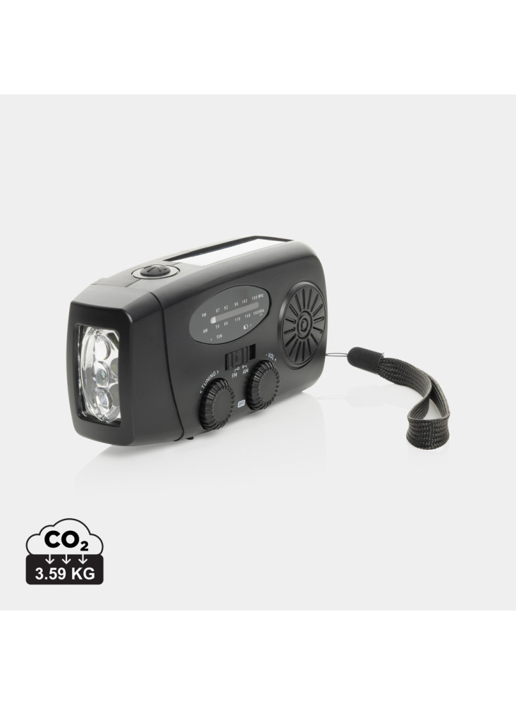 Radio d'urgence en plastique recyclé RCS RescueWave