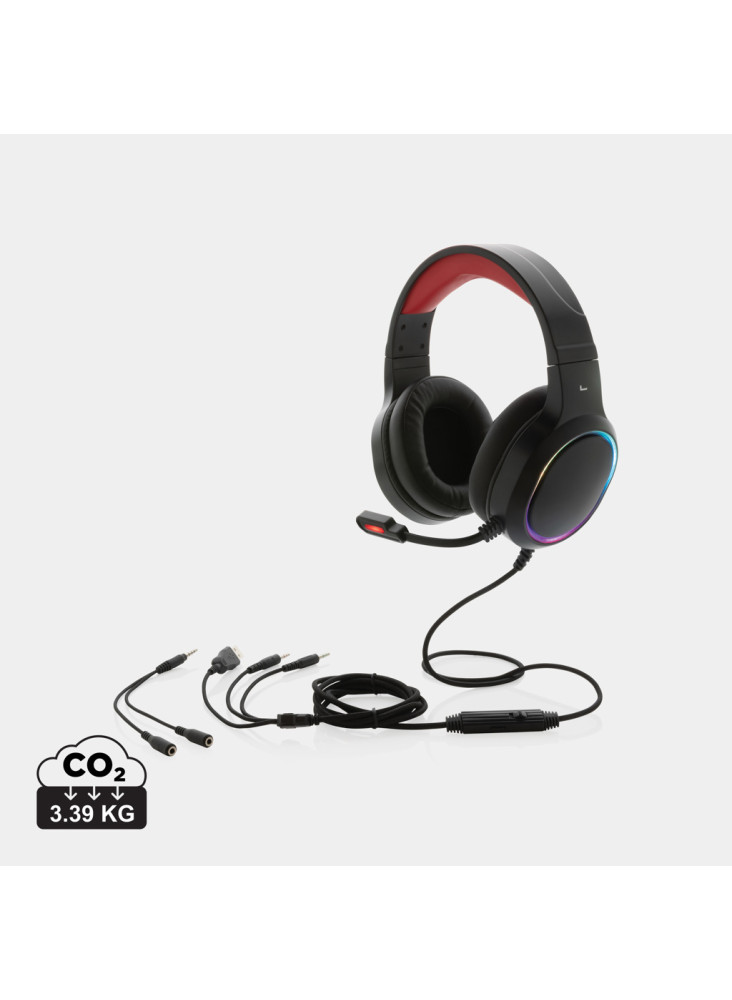 Casque gaming RGB