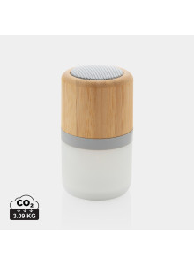 Enceinte 3W en bambou avec...
