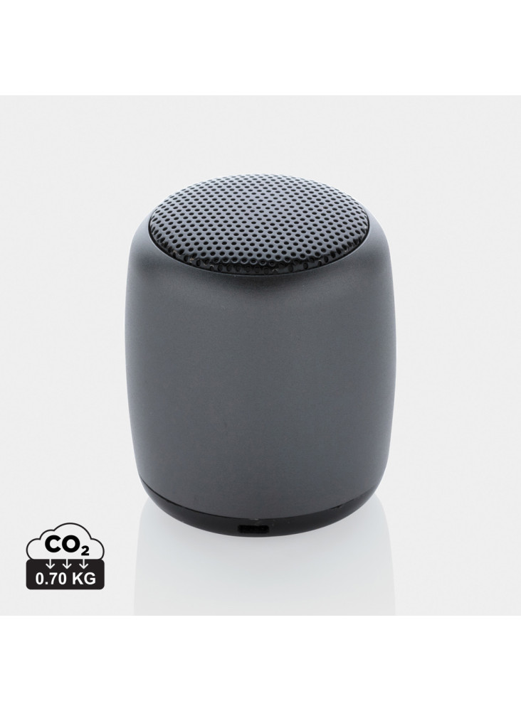 Mini enceinte sans fil en aluminium