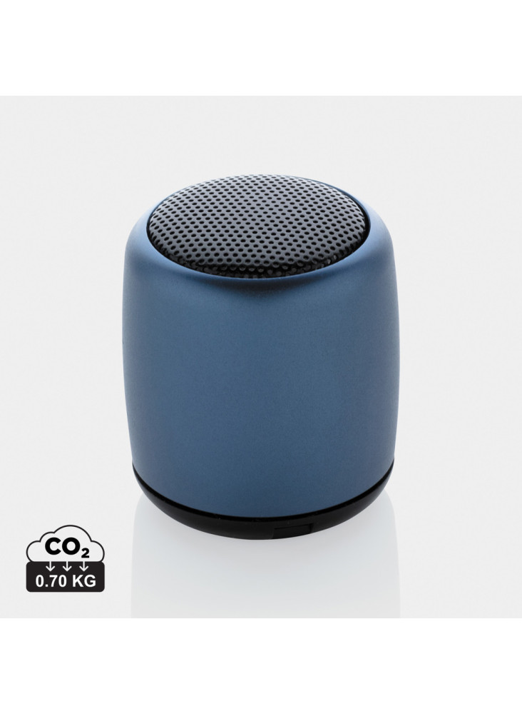 Mini enceinte sans fil en aluminium