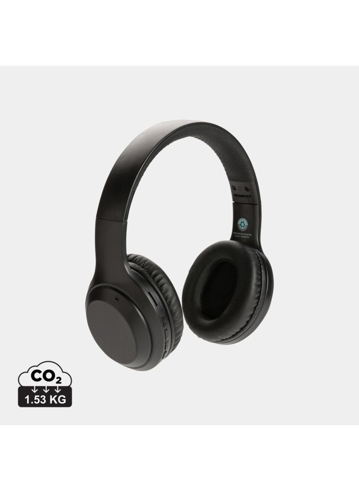 Casque audio en plastique recyclé RCS