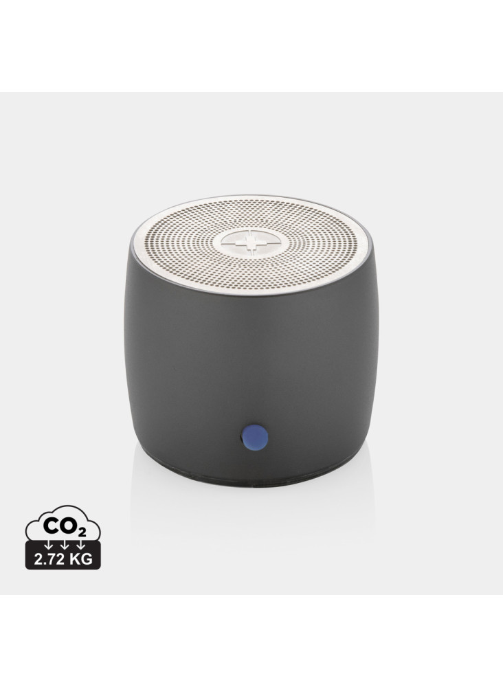 Enceinte 3W aluminium recyclé RCS Swiss peak