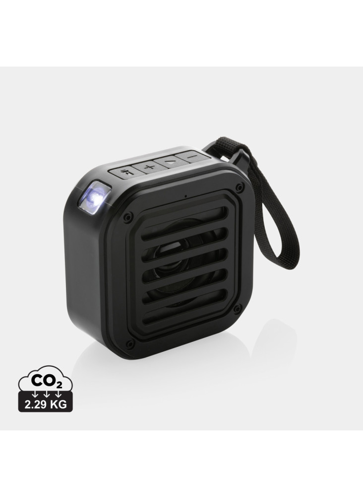 Enceinte 3W solaire en plastique recyclé RCS Sunwave