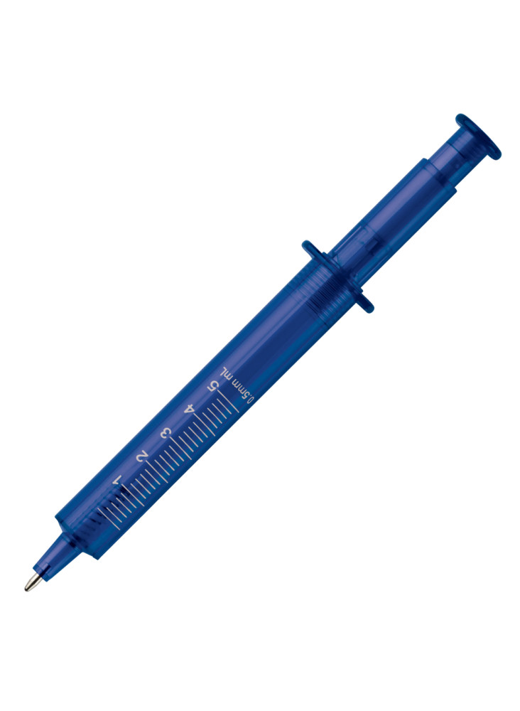 Stylo seringue transparent