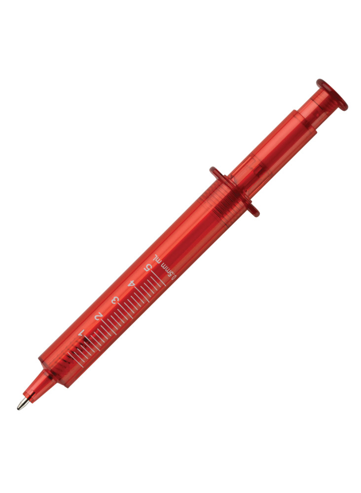 Stylo seringue transparent